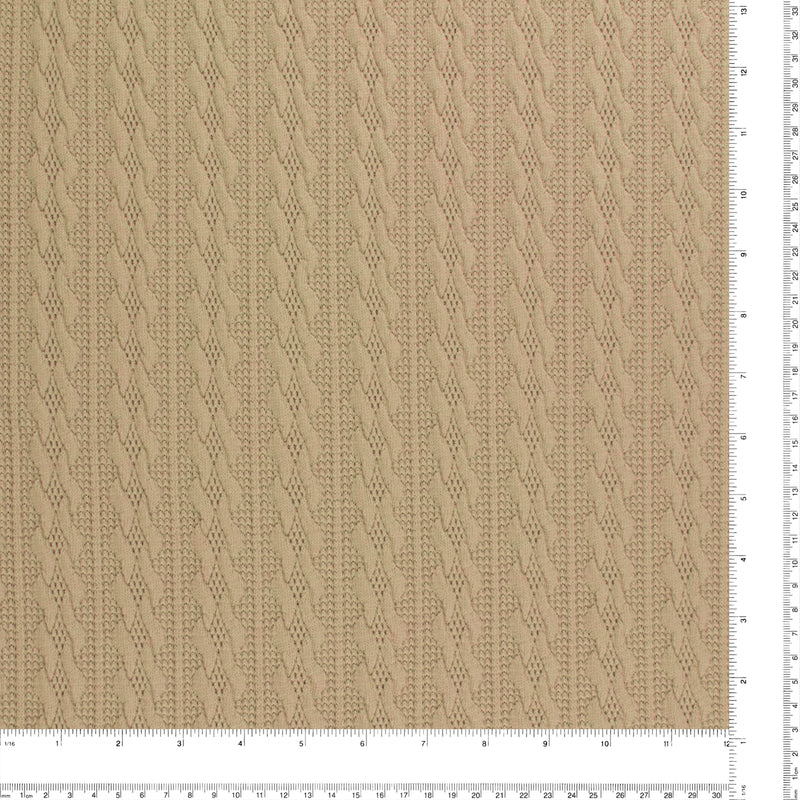 Tricot Torsadé - LYLA -010 - Sable