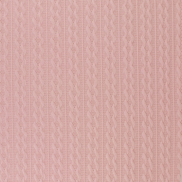 Tricot Torsadé - LYLA -012 - Rose Pâle