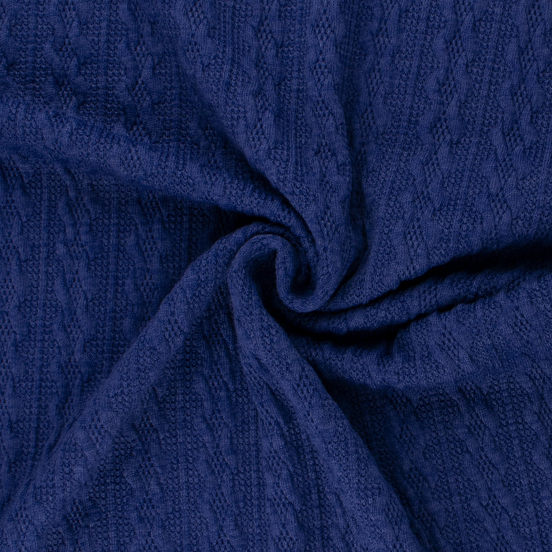 Tricot Torsadé - LYLA -014 - Bleu