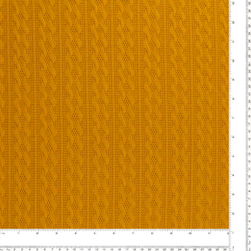 Tricot Torsadé - LYLA -016 - Ocre