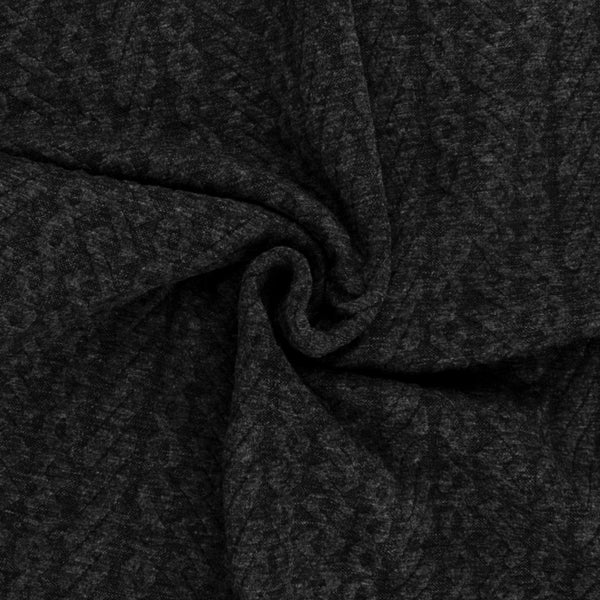 Tricot Torsadé - LYLA -018 - Charbon