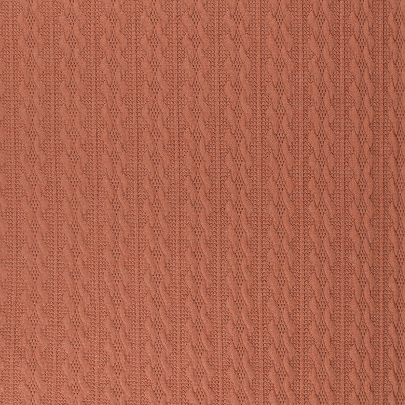 Tricot Torsadé - LYLA -019 - Bois de Rose