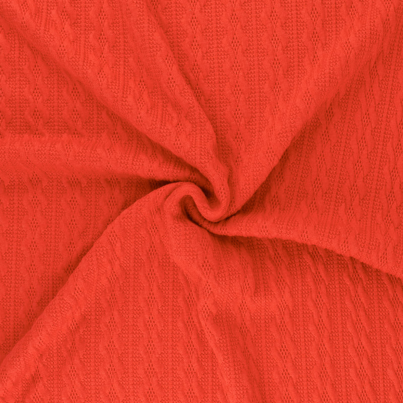 Tricot Torsadé - LYLA -020 - Rouge