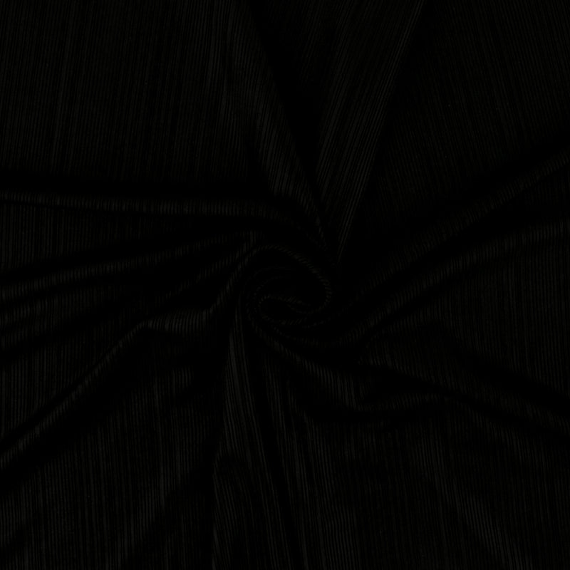 Evening Knit Fabric - GLOW - 002 - Black