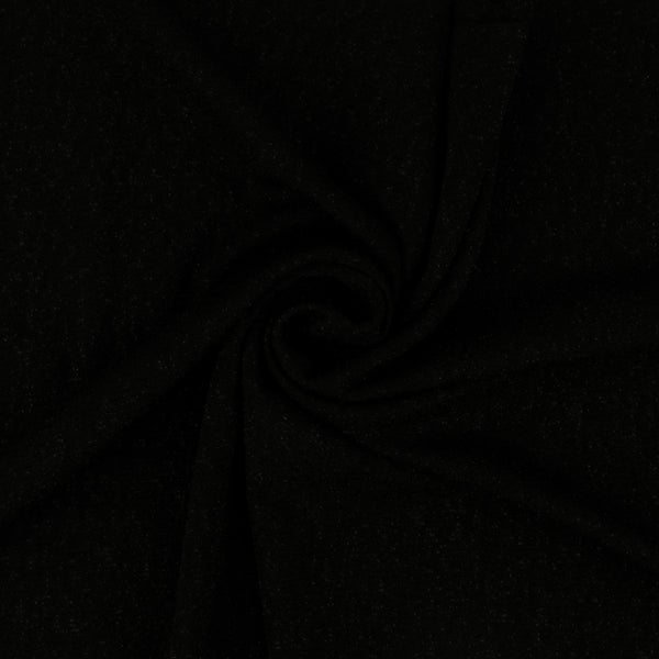 Evening Knit Fabric - GLOW - 007 - Black