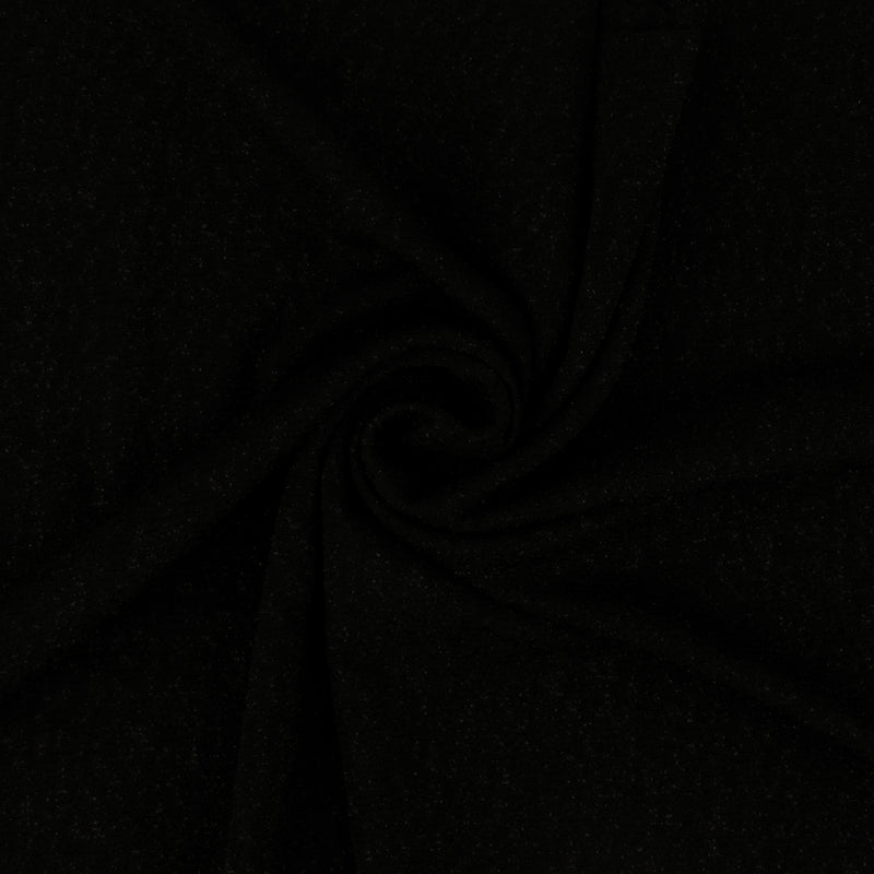 Evening Knit Fabric - GLOW - 007 - Black