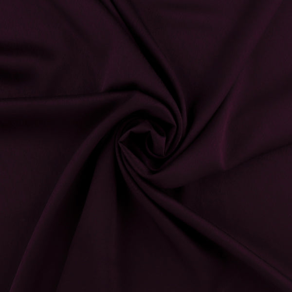 Satin Jacquard Extensible - LUNA - 003 - Aubergine