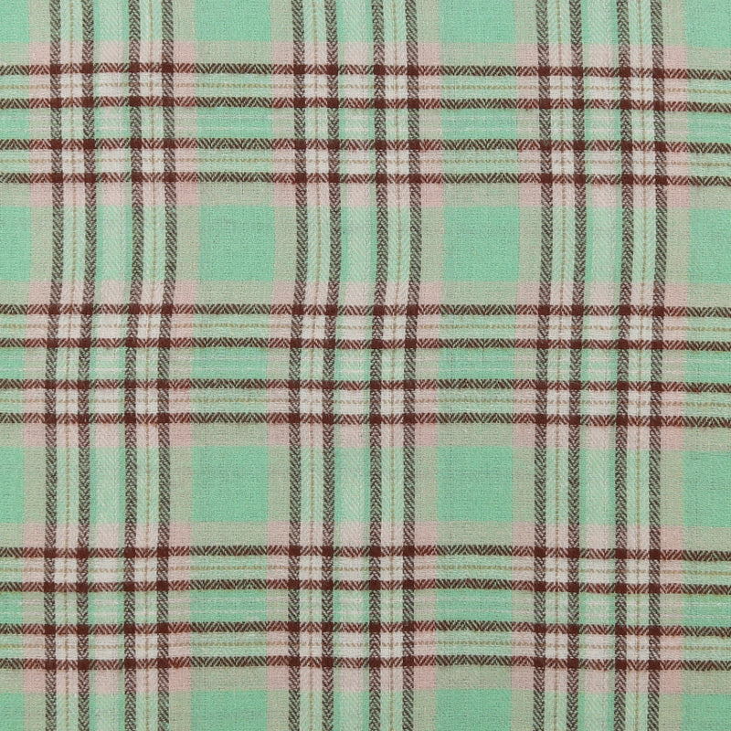 Brushed Cotton Plaid - NOAH - 003 - Mint