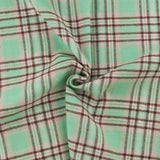 Tartan en Coton Brossé - NOAH - 003 - Menthe