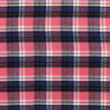 Brushed Cotton Plaid - NOAH - 004 - Pink