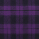 Tartan en Coton Brossé - NOAH - 005 - Mauve