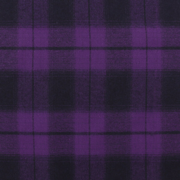 Brushed Cotton Plaid - NOAH - 005 - Purple