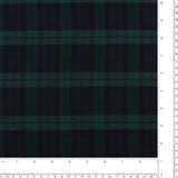 Tartan en Coton Brossé - NOAH - 006 - Vert