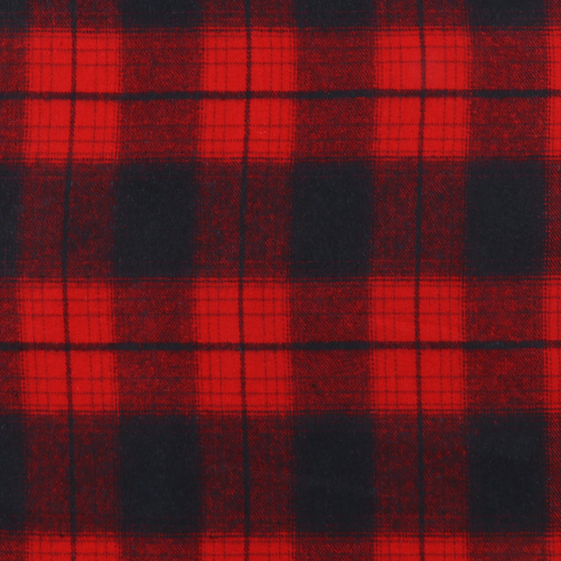 Brushed Cotton Plaid - NOAH - 007 - Red