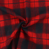 Brushed Cotton Plaid - NOAH - 007 - Red