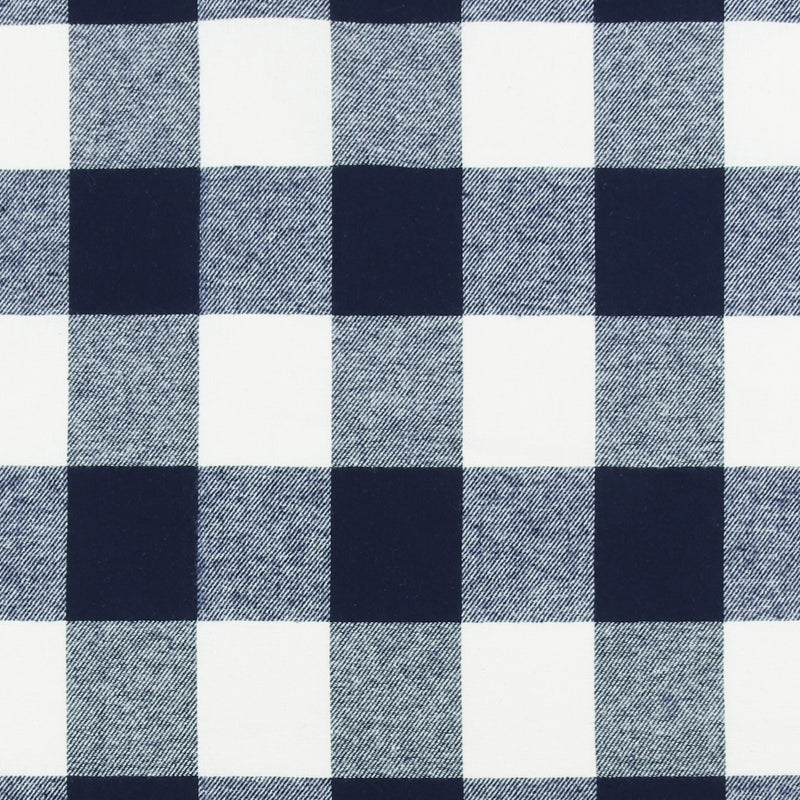 Tartan en Coton Brossé - NOAH - 010 - Marine