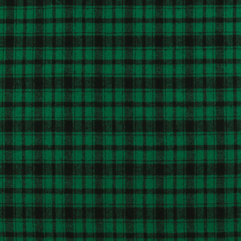 Brushed Cotton Plaid - NOAH - 012 - Green