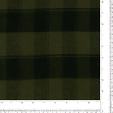 Tartan en Coton Brossé - NOAH - 014 - Kaki