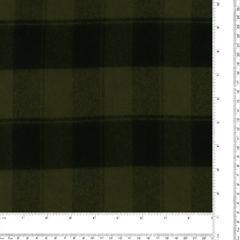 Brushed Cotton Plaid - NOAH - 014 - Khaki