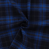 Tartan en Coton Brossé - NOAH - 015 - Bleu