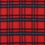 Brushed Cotton Plaid - NOAH - 017 - Red