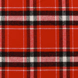 Tartan en Coton Brossé - NOAH - 020 - Rouge