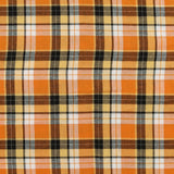 Tartan en Coton Brossé - NOAH - 022 - Jaune