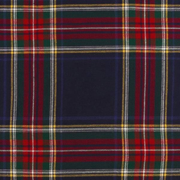 Tartan en Coton Brossé - NOAH - 023 - Marine