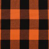 Tartan en Coton Brossé - NOAH - 024 - Orange