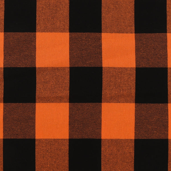 Brushed Cotton Plaid - NOAH - 024 - Orange