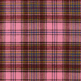 Tartan en Coton Brossé - NOAH - 025 - Rose