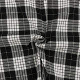 Brushed Cotton Plaid - NOAH - 031 - Black