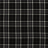 Brushed Cotton Plaid - NOAH - 034 - Black