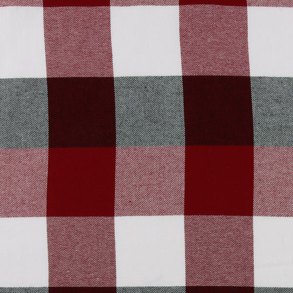 Tartan en Coton Brossé - NOAH - 035 - Rouge