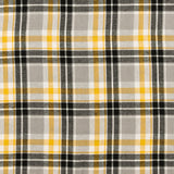 Tartan en Coton Brossé - NOAH - 036 - Jaune