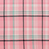 Tartan en Coton Brossé - NOAH - 038 - Rose