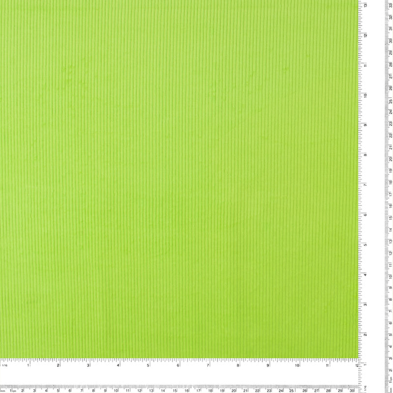 Velours Côtelé Extensible - ALFIE - 009 - Lime