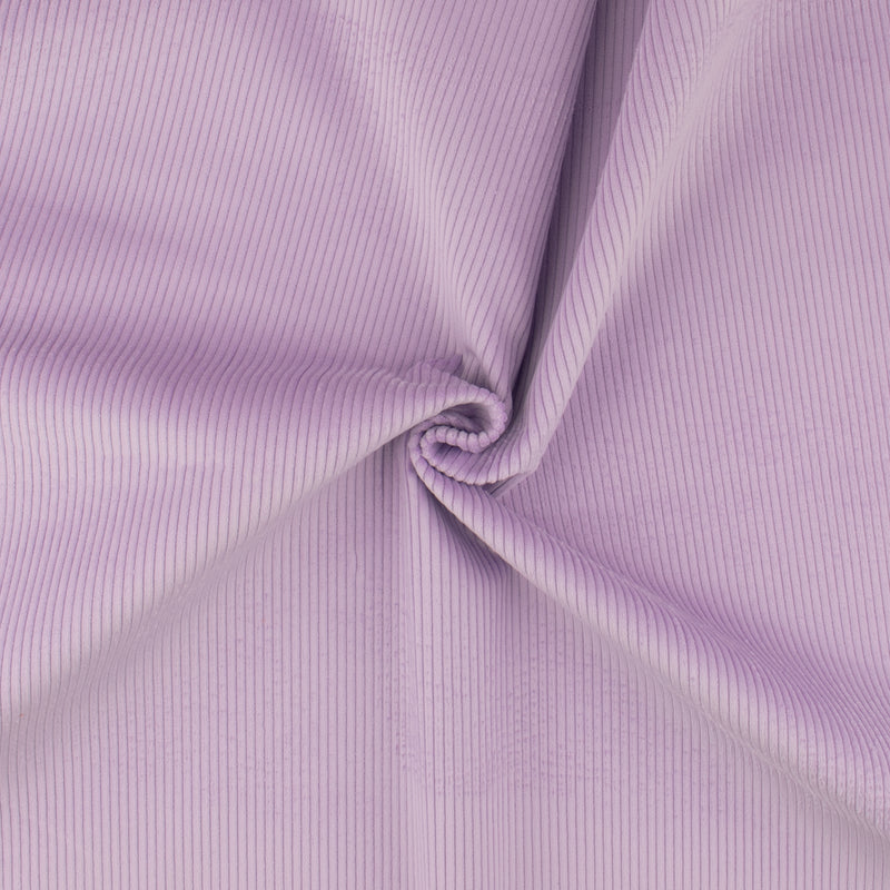 Velours Côtelé Extensible - ALFIE - 012 - Lilas