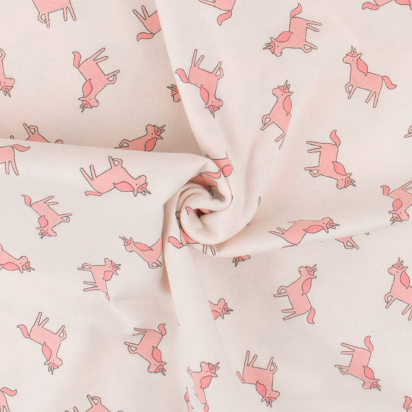 Wide Printed Flannelette - BUNNY - 006 - Offwhite
