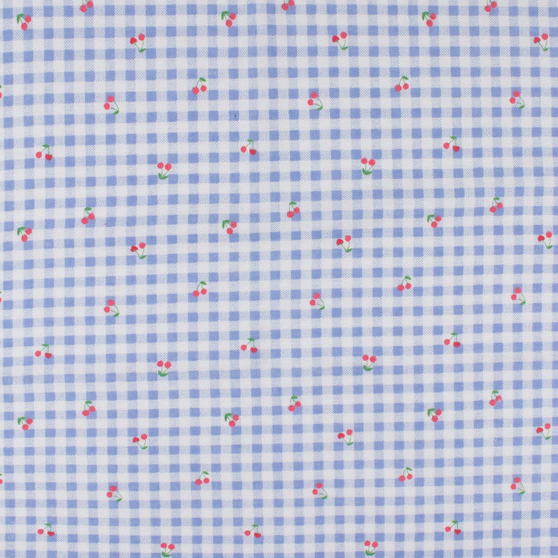 Flanellette Grande Largeur Imprimée - &lt;BUNNY&gt; - 016 - Bleu Pâle