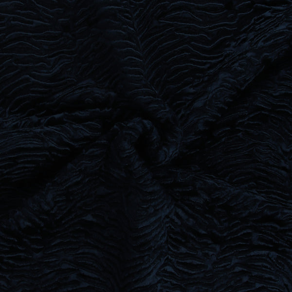 Fourrure &amp; Chenille Tendance - 002 - Marine Foncé