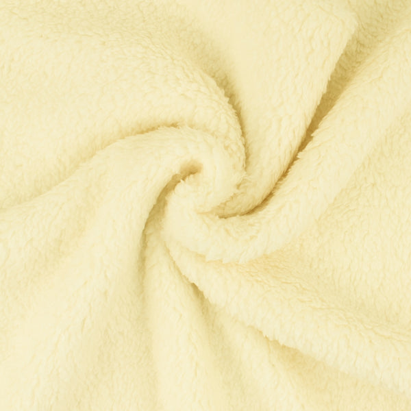 Solid Sherpa Fleece - CUDDLE - 005 - Ivory