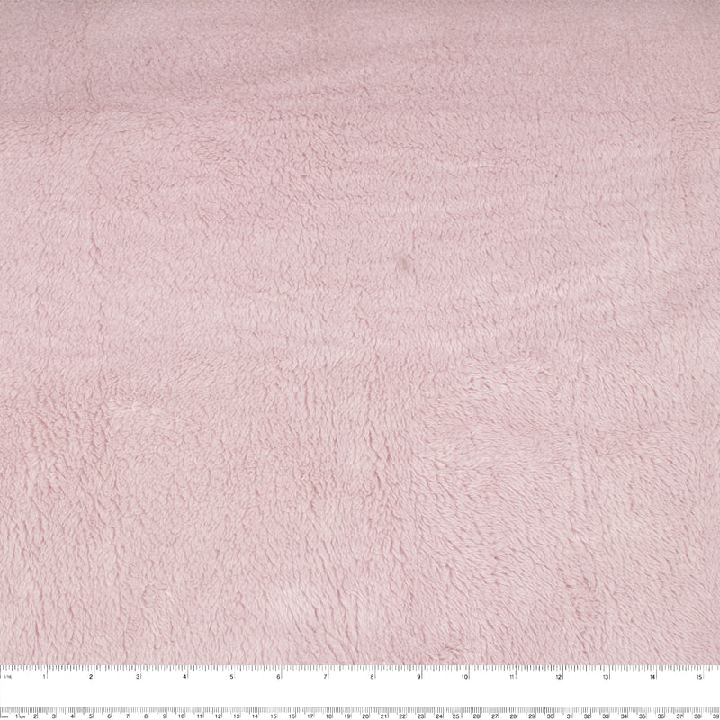 Solid Sherpa Fleece - CUDDLE - 014 - Blush