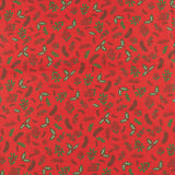 Printed Cotton Poplin - CHRISTMAS - 004 - Red