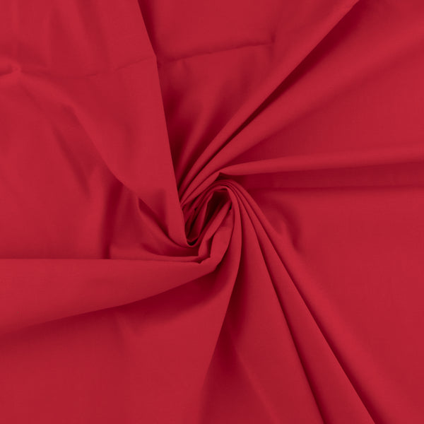 Solid Cotton Poplin - CHRISTMAS - 030 - Red