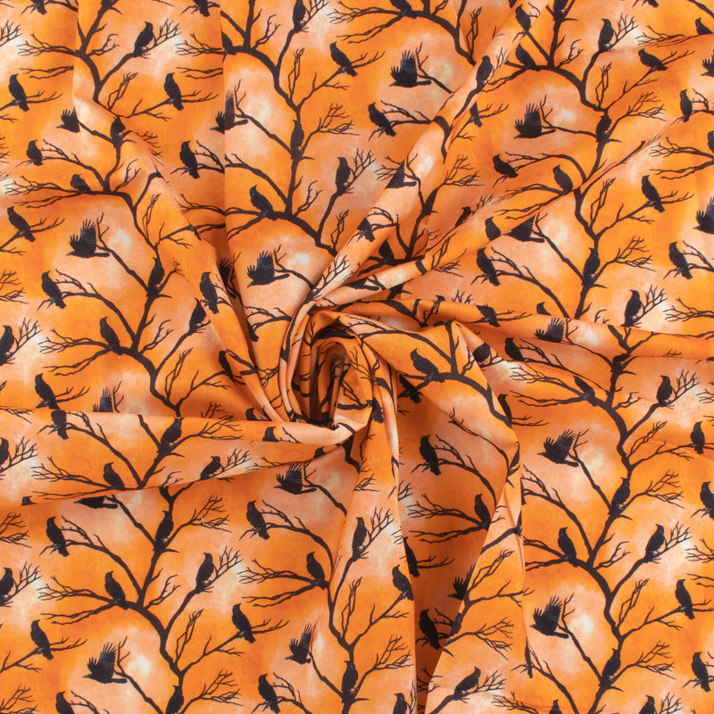 Windham Fabrics - Printed Cotton - FULL MOON - 002 - Pumpkin