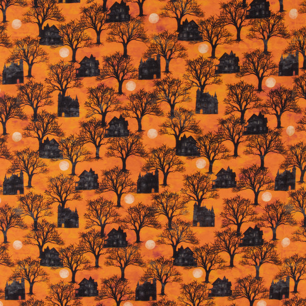 Windham Fabrics - Printed Cotton - FULL MOON - 007 - Pumpkin