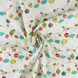 Windham Fabrics - Printed Cotton - A VERY TERRI CHRISTMAS - 001 - Ivory