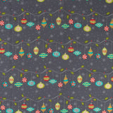 Windham Fabrics - Printed Cotton - A VERY TERRI CHRISTMAS - 002 - Charcoal