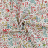 Windham Fabrics - Printed Cotton - A VERY TERRI CHRISTMAS - 005 - Ivory